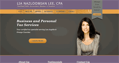 Desktop Screenshot of lialeecpa.com